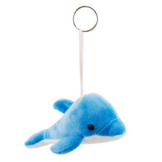 BBL858-FM(GOLFINHO) | Chaveiro Golfinho Azul 15cm - Pelúcia
