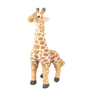 BH-11LU52BR-F | Girafa Realista Em Pé 52cm - Pelúcia