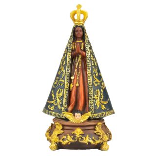 ALJB1607R-M | Nossa Senhora Aparecida 22.5cm - Enfeite resina
