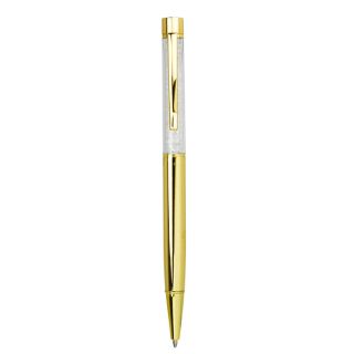 Caneta Roller Pen Dourado Cristais 1mm - Projeto Kiwi