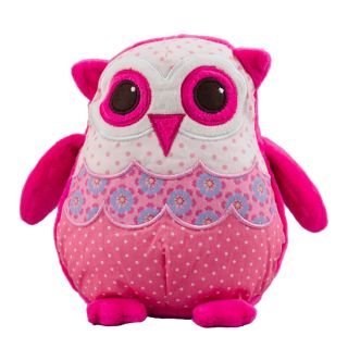 BBL1458S-F | Coruja Rosa 17cm - Pelúcia