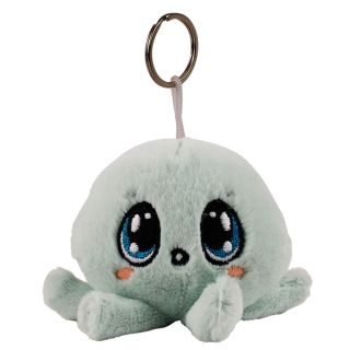 DD-T21049T-FM(POLVO) | Chaveiro Polvo Cinza 10cm - Pelúcia
