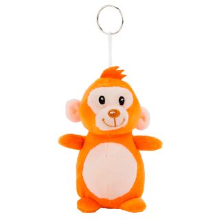 DD-D21020T-FM(LARANJA) | Chaveiro Macaco Laranja 15cm - Pelúcia