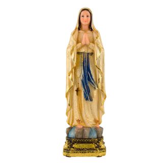 ALJ01B319I-12-M | Nossa Senhora De Lourdes 30.5cm - Enfeite Resina