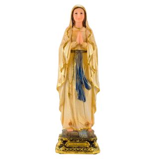 ALJ01B319I-16-M | Nossa Senhora De Lourdes 40.5cm - Enfeite Resina