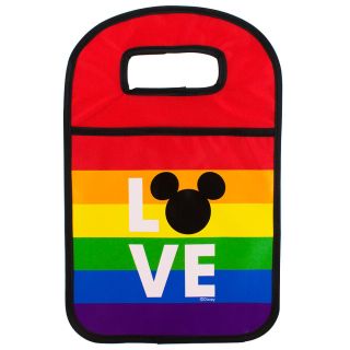 Lixeira De Carro Love Mickey Arco-Íris 34x22cm - Disney