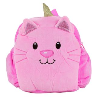 Mini Mochila Unicórnio Rosa 30x30cm