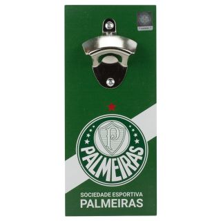 RE160-3-B | Abridor Garrafas Ímã Geladeira 25x11cm - Palmeiras