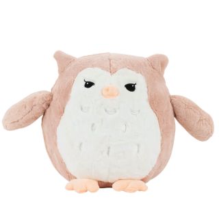 BBL1512S-A-F | Coruja Rosê Olhos Charmosos 19cm - Pelúcia
