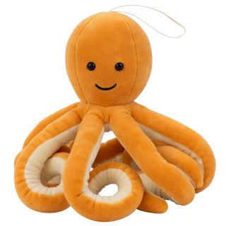 BBL1510S-FM(CLARO) | Polvo Marrom Claro 8 Tentáculos Longos 16cm - Pelúcia