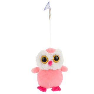 BBL1174-FM(ROSA) | Chaveiro Coruja Rosa 14cm - Pelúcia