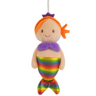 Boneca Sereia Cauda Arco-Íris 27cm