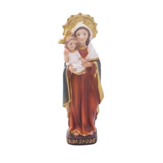 12A4191-3-E | Nossa Senhora Da Saúde 9cm - Enfeite Resina