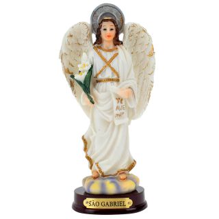 ALJ21C133-6-M | São Gabriel 15cm - Enfeite Resina