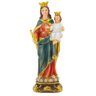 ALJ21B376AD-9-M | Nossa Senhora Auxiliadora 22.5cm - Enfeite Resina