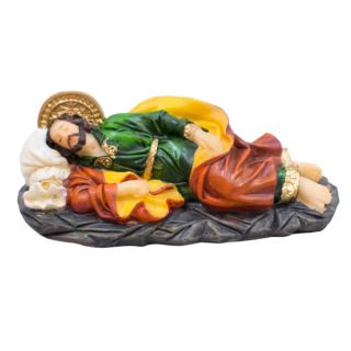 ALJB1283-12-E | São José Dormindo 27cm - Enfeite Resina
