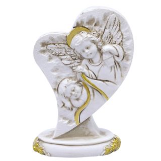 17QT8011B-4-E | Estatueta Anjinho 9.5cm - Enfeite Resina