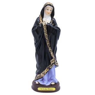 ALJE291-8-E | Nossa Senhora Das Dores 20cm - Enfeite Resina