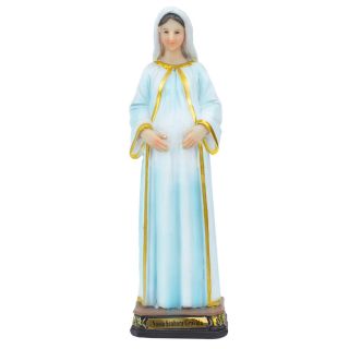 YLI008A-126-M | Nossa Senhora Grávida 19cm - Enfeite Resina