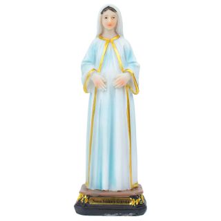 YLI005A-126-M | Nossa Senhora Grávida 12.5cm - Enfeite Resina