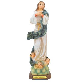 ALJB1461AC-9-M | Nossa Senhora Da Conceição 22cm - Enfeite Resina
