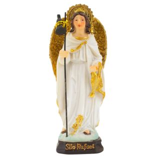 17TS8051-3.5-M | São Rafael 8cm - Enfeite Resina