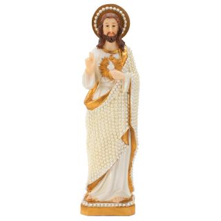 ALJB1597G-12-M | Sagrado Coração De Jesus 30cm - Enfeite Resina