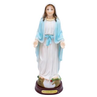 ALJ21C42M-8-E | Nossa Senhora das Graças 21.5cm - Enfeite Resina