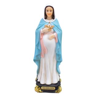 ALJE190AO-6-E | Nossa Senhora Grávida 15.5cm - Enfeite Resina