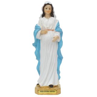 ALJB1585-8-E | Nossa Senhora Grávida 20.5cm - Enfeite Resina