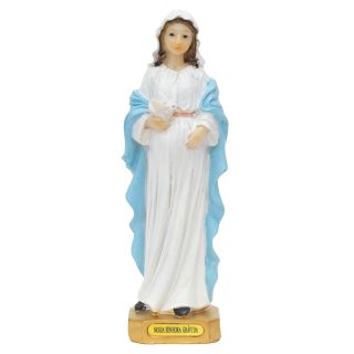 ALJB1585-6-E | Nossa Senhora Grávida 16cm - Enfeite Resina