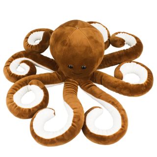 BBL1510L-F | Polvo Marrom Escuro 8 Tentáculos 30cm - Pelúcia