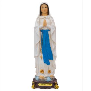 ALJB1428I-12-E | Nossa Senhora De Lourdes 32cm - Enfeite Resina