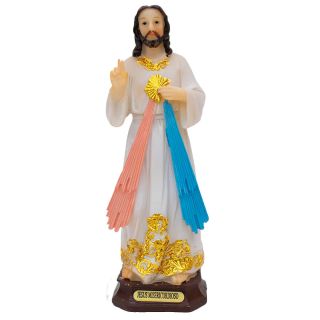 ALJB1000K-6-E | Jesus Misericordioso 15cm - Enfeite Resina