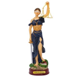 ALJB1528-9U-E | Dama Da Justiça 23cm - Enfeite Resina