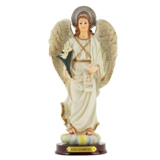 ALJ21C133-8-E | São Gabriel 20cm - Enfeite Resina