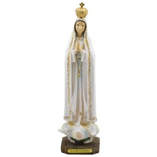 ALJB1461W-12-E | Nossa Senhora De Fátima 30.5cm - Enfeite Resina