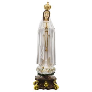 ALJB1428W-24-E | Nossa Senhora De Fátima 60cm - Enfeite Resina