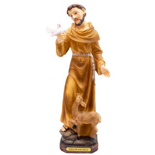 ALJB1461A-12-E | São Francisco 29cm - Enfeite Resina