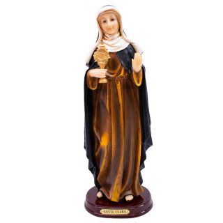 ALJ21C42J-10.5-E | Santa Clara 28cm - Enfeite Resina