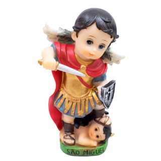 ALJ01B405Y-5-E | São Miguel 13cm Infantil - Enfeite Resina