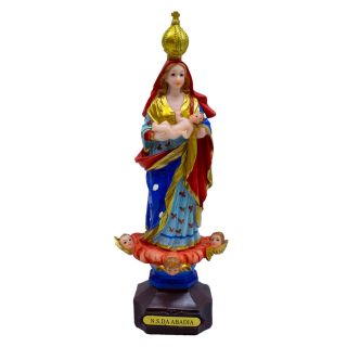 ALJB1412-9-E | Nossa Senhora Da Abadia 22cm - Enfeite Resina