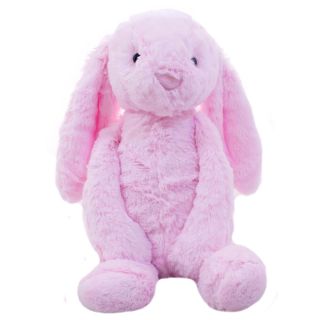 Coelho Rosa Orelhudo 21cm - Pelúcia