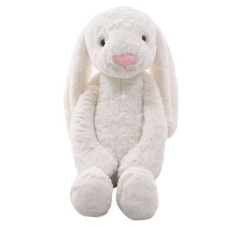 Coelho Branco Orelhudo 21cm - Pelúcia