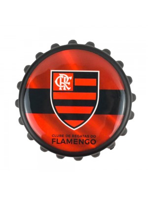 Abridor De Garrafas Tampa 8x8cm - Flamengo