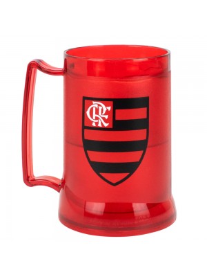 99068 | Caneca Gel Isolante Térmico 400ml - Flamengo