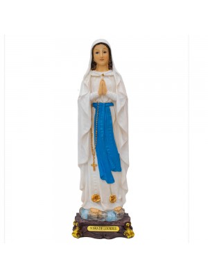Nossa Senhora De Lourdes 32cm - Enfeite Resina