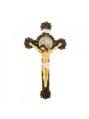 Crucifixo Parede 30cm - Enfeite Resina