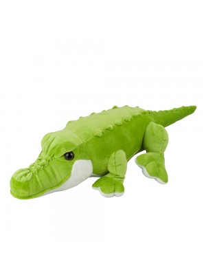 Crocodilo Verde Deitado 55cm - Pelúcia