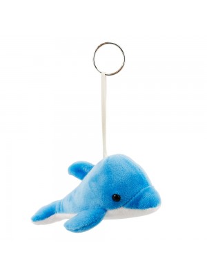 Chaveiro Golfinho Azul 15cm - Pelúcia